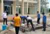 Gotong Royong Pegawai, Kantor Camat Cambai Bangun Podium Upacara