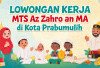 Lowongan Guru MTs Az Zahro dan MA Az Zahro Resmi Dibuka, Cek Posisi dan Syaratnya