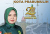 Deliani Mengucapkan Selamat HUT Kota Prabumulih ke-24