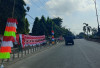 Penjualan Bendera di Kota Prabumulih Masih Sepi Pembeli 