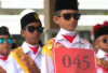 Bak Model, Nomor urut 045 Tampil Memukau Pakai Kacamata Hitam