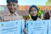 Bumi dan Qiana Siswa SDN 25 Sukses Pertahankan Juara 1