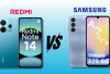 Redmi Note 14 5G vs Samsung Galaxy A25 5G: Duel Ketat Smartphone Kelas Menengah!