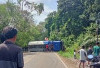 Jalur Muara Enim–Prabumulih Lumpuh Total, Truk Tangki BBM Terguling di Simpang Niru