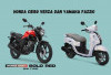 Dua Motor Pilihan Untuk Harian, Adu Gaya dan Spesifikasi Honda CB150 Verza Vs Yamaha Fazzio