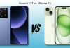 Xiaomi 13T vs iPhone 15: Duel Smartphone Premium dengan Kamera Canggih dan Performa Ngebut