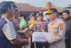 Empati Korban Kebakaran, Kapolres Prabumulih AKBP Gunarto Pimpin Penyaluran Bantuan Sosial di Tanjung Telang
