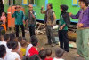 Relawan UIN Raden Fatah dan MAPALA Gelar Trauma Healing untuk Anak-anak Tapanuli Selatan