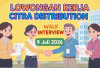 Kesempatan Emas! Citra Distribution Buka Lowongan Salesman di Prabumulih, Walk In Interview 9 Juli 2026