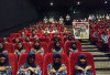 Siswa SMPN 10 Prabumulih Mengikuti Nonton Bareng Film Siber Bullying