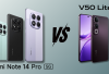Redmi Note 14 Pro 5G vs Vivo V50 Lite 5G: Mana Pilihan Cerdas di Kelas 4 Jutaan?